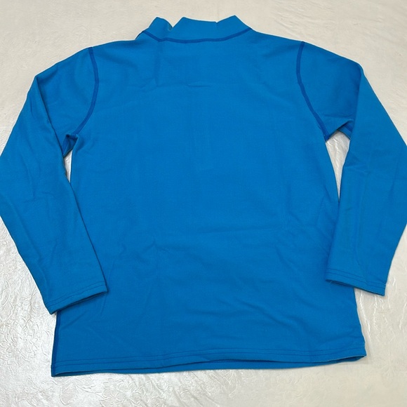 PolarMax BASELAYER QUATTRO FLEECE ZipMock top - Polar Blue - Picture 4 of 10